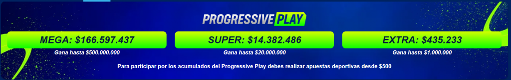 Betplay progressive play
